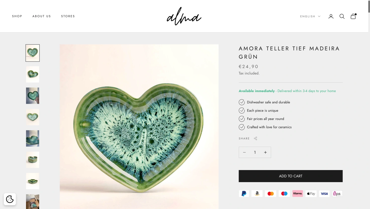 Alt:Optimiertes Produktdetail-Layout für eine maximale Conversion-Rate im Onlineshop.