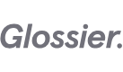 Alt:Kundenlogo Glossier.